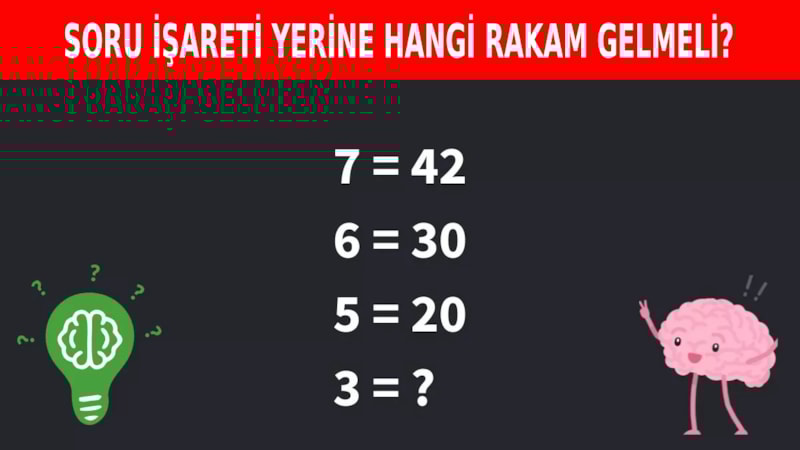 Zeka Testi: Sadece %5’lik Kesim Bu Bulmacayı 6 Saniyede Çözüyor!