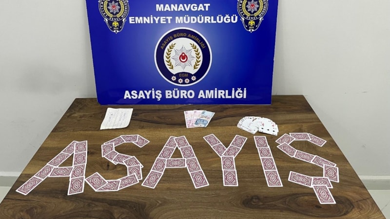 Antalya'da kumar ve tombala operasyonu