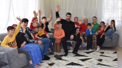 Ordu'da Kıv çifti 14 çocuğu, 2 torunu ve 2 geliniyle aynı evde yaşıyor
