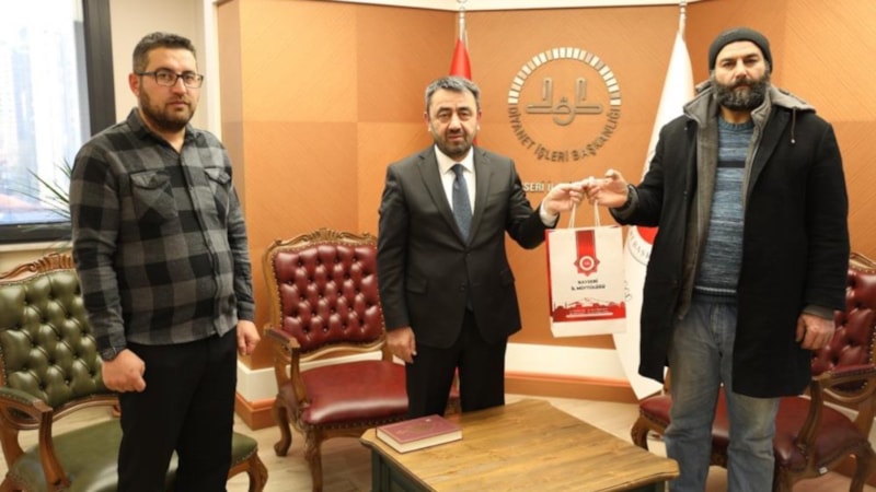 Kayseri'de Suriyeli Ali'den takdir toplayan davranış