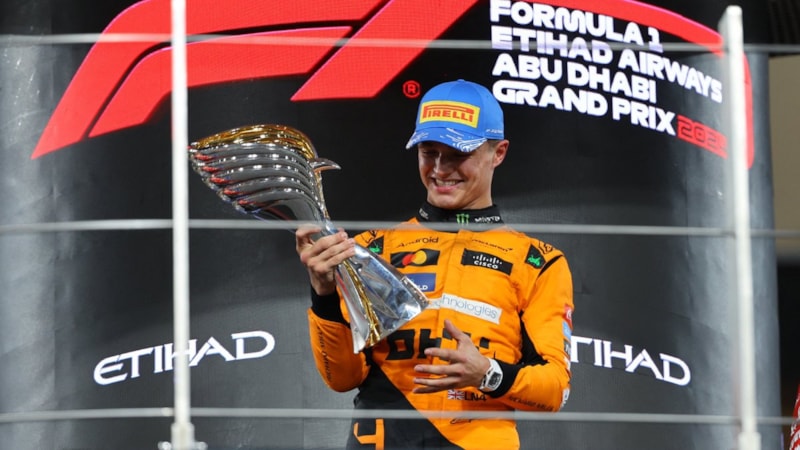 Formula 1'de Abu Dabi Grand Prix'sinin galibi Lando Norris!