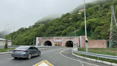 Yeni Zigana Tüneli'ni 587 günde 2 milyon 861 bin 599 araç kullandı