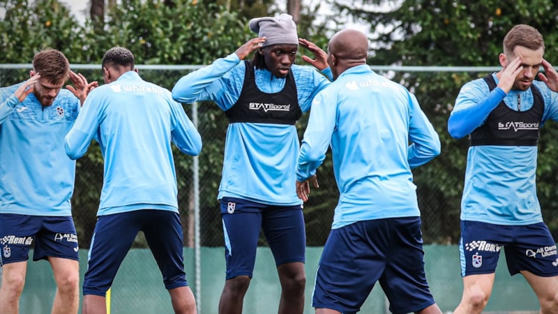 Trabzonspor'da Galatasaray maçının hazırlıkları sürdü