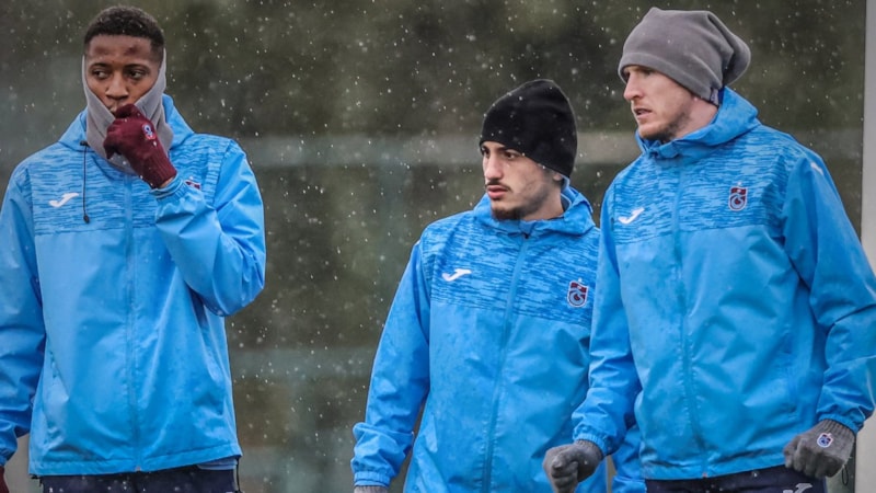 Trabzonspor'da Galatasaray maçı hazırlıkları devam etti