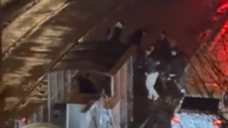 Eskişehir'de sokak ortasında kavga