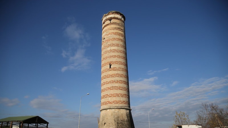 Edirne'de minaresinin yarısı ayakta duran Şeyh Şüceaddin Camisi restore ediliyor