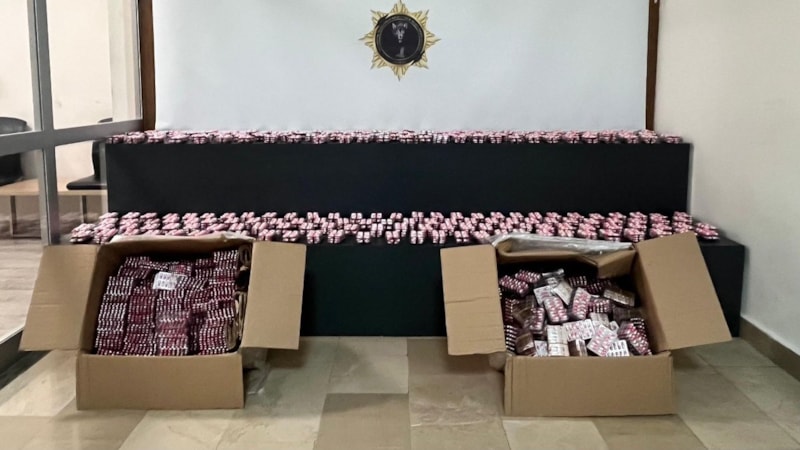 Samsun'da 35 bin sentetik ecza ele geçirildi