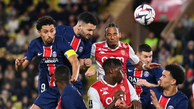 Paris Saint-Germain, 6 gollü maçta Monaco'yu yendi