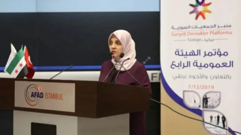 Özgür Suriye'nin ilk kadın üst düzey yöneticisi Ayşe Eldibs oldu