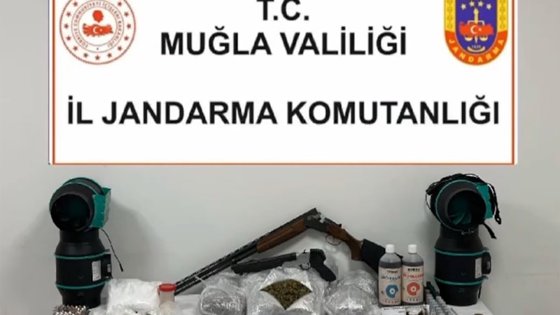 Muğla'da uyuşturucu operasyonu