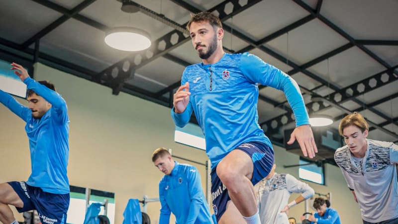Trabzonspor, sabah idmanını gerçekleştirdi