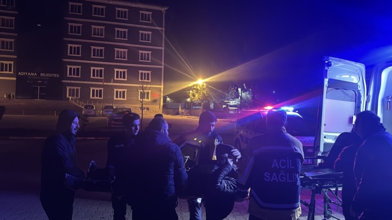 Adıyaman'da silahlı kavga: 1 kişi yaralandı