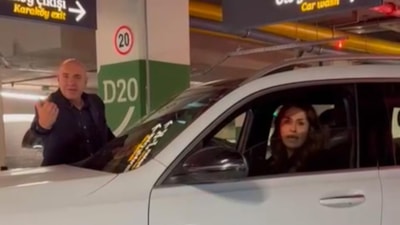 İstanbul'da otopark kavgası: Çinli sürücüyü  'I love you baby' sözleriyle tahrik etti