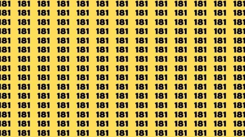 Zekasına Güvenen 101’i 5 Saniyede Bulsun: Deneyenlerin %99’u Bulamıyor