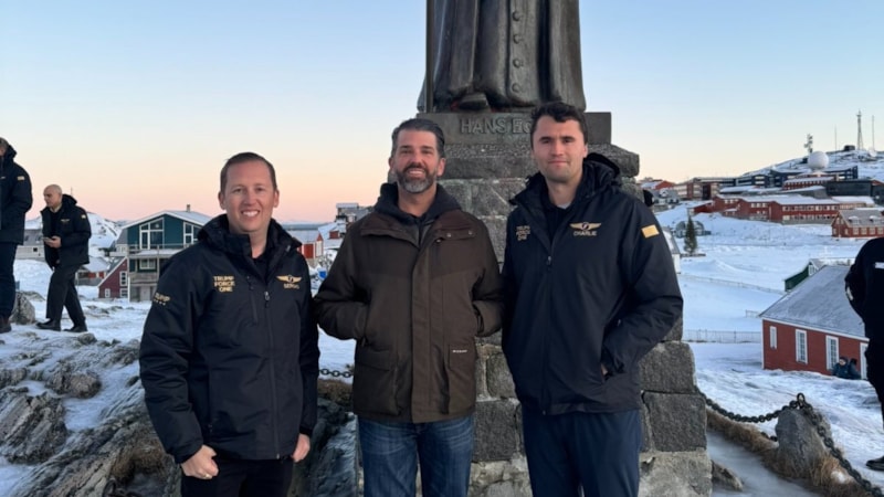 Donald Trump’ın oğlu Trump Jr. Grönland'a gitti