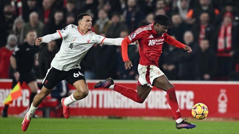 Liverpool, Nottingham Forest'ı yenemedi