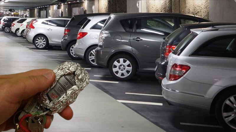 Arabanızın anahtarına alüminyum folyo sarın, hırsızlığı önleyin