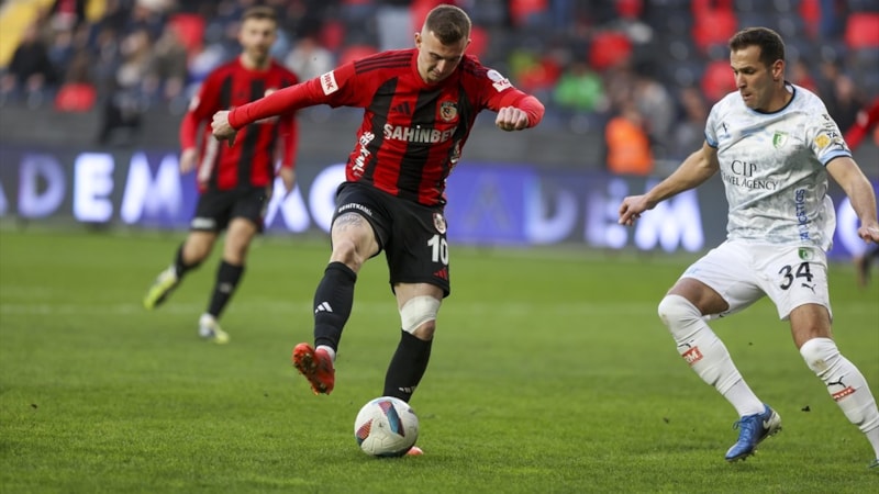 Gaziantep FK - Bodrum FK maçında gol yok