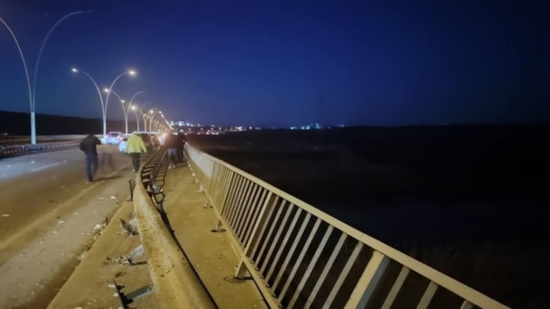 Edirne'de köprüden tır düştü: 2 yaralı