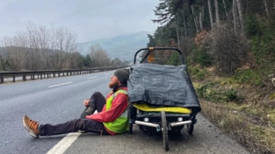 Düzce'de camide misafir edilen İtalyan gezgin Müslüman oldu