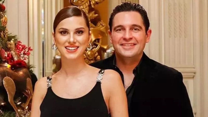 Nazlı Sabancı'dan kocası Hacı Sabancı ile aşk pozları