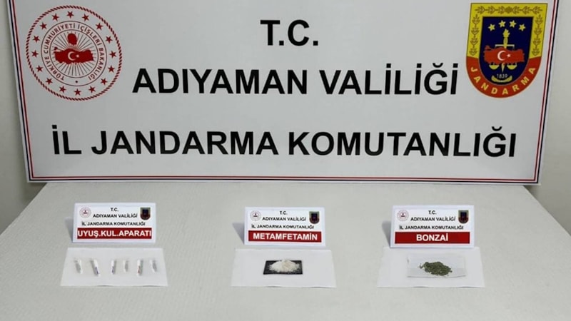 Adıyaman'da uyuşturucu operasyonu