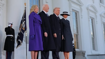 ABD'nin seçilmiş başkanı Trump Beyaz Saray'da