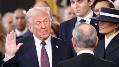 Donald Trump yemin ederek ABD'nin 47. başkanı oldu