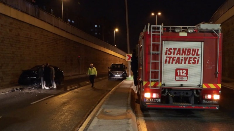 İstanbul Kartal'da zincirleme kaza: 3 yaralı