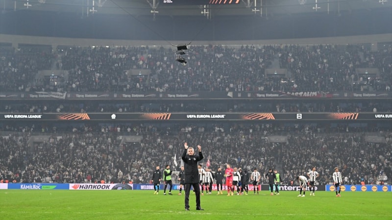 Beşiktaş taraftarı, takımı yalnız bırakmadı