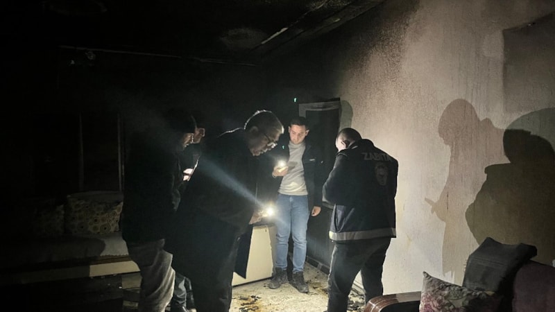 Kayseri'de bir evde çıkan yangından 3 kişi etkilendi