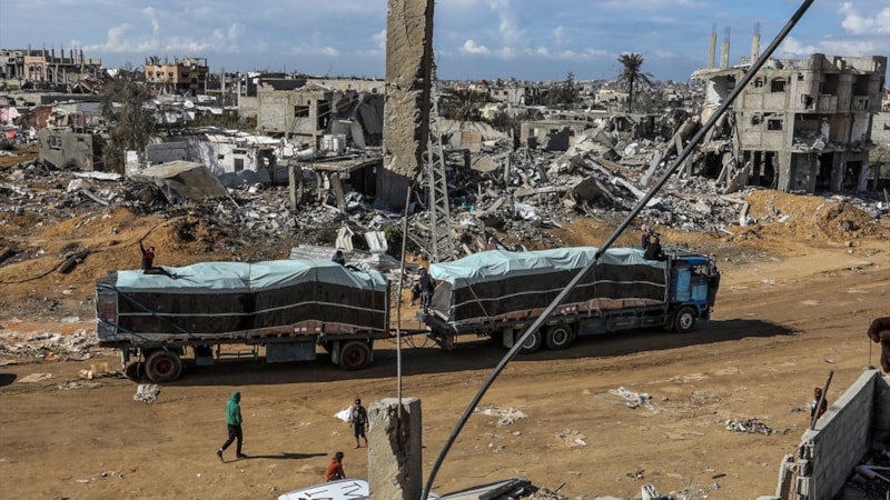 Ateşkesin ardından Gazze'ye 653 insani yardım tırı girdi