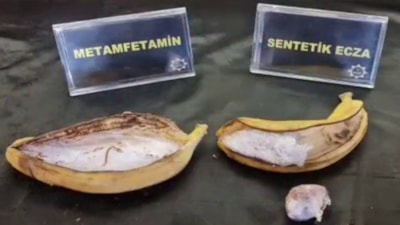 Sivas'ta muzların içerisinden uyuşturucu çıktı