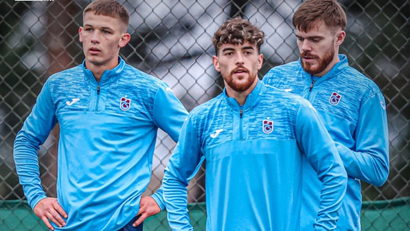 Trabzonspor, Kayserispor maçı hazırlıklarını çift idmanla sürdürdü