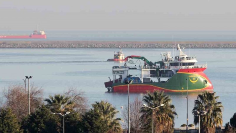 Samsun’da yapılan balıkçı gemisi Moritanya’ya gönderilecek