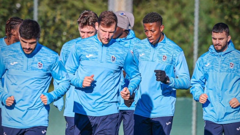 Trabzonspor, Kayserispor maçının hazırlıklarını sürdürdü