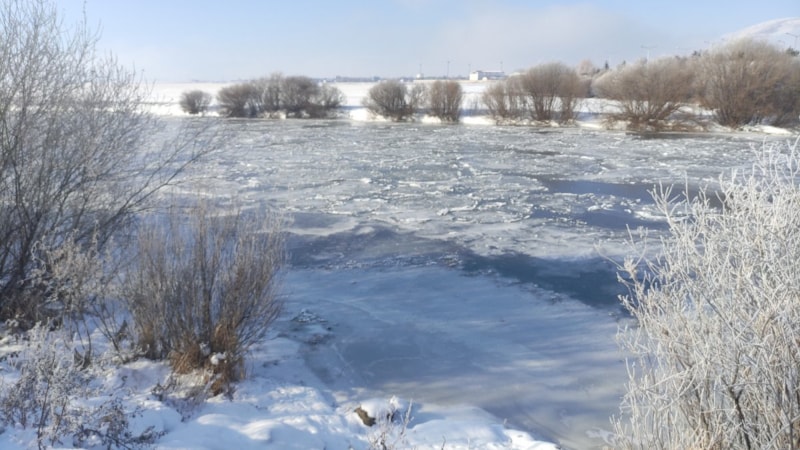 Ardahan'ın Göle ilçesi buz kesti: Eksi 32,3
