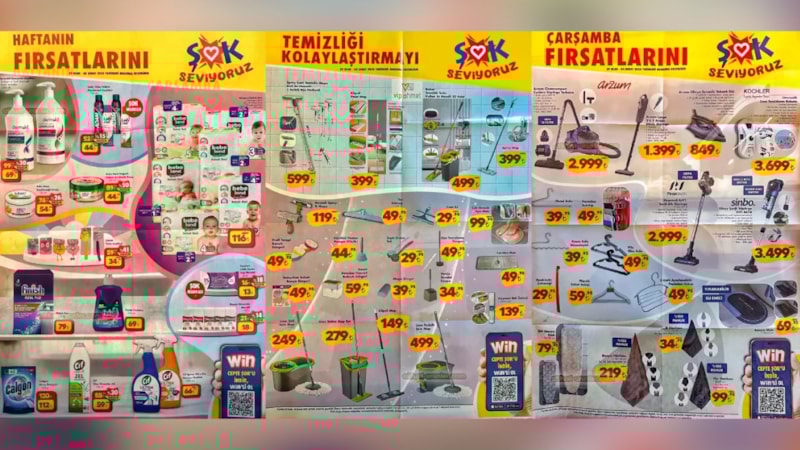 ŞOK’ta temizlik malzemelerinde dev indirim; ŞOK 29 Ocak Aktüel Katalog