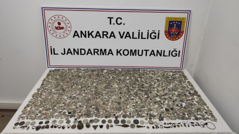 Ankara'da 3 milyon lira değerinde tarihi eser ele geçirildi