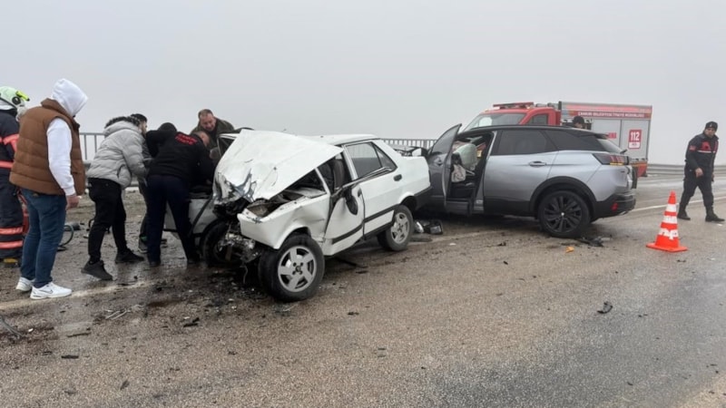 Çankırı'da feci trafik kazası: 1 ölü