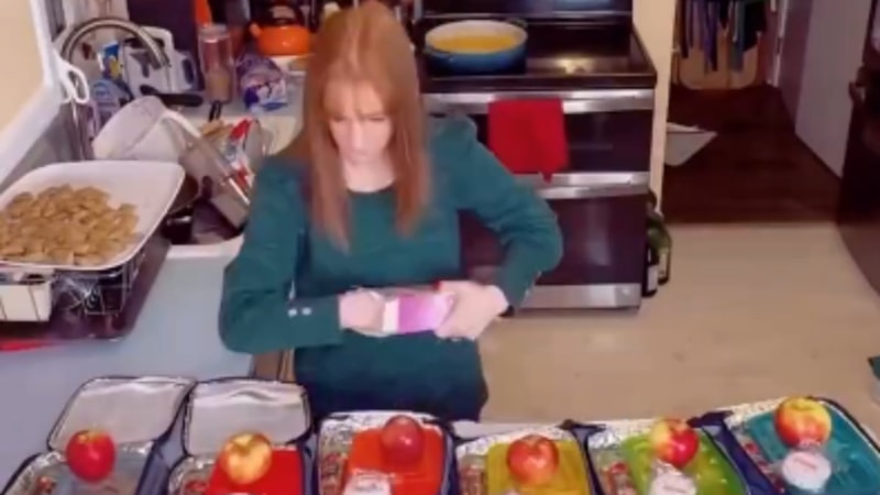 11 çocuklu annenin sabah rutini şoke etti! 