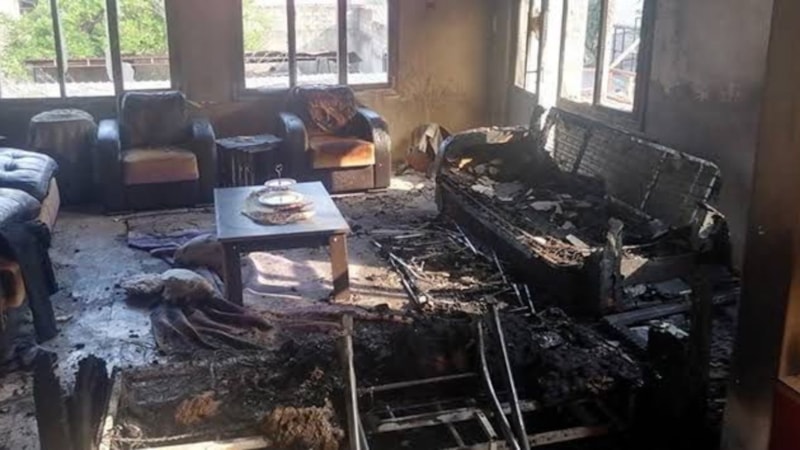 Isparta'da yangında mahsur kalanların imdadına itfaiye yetişti