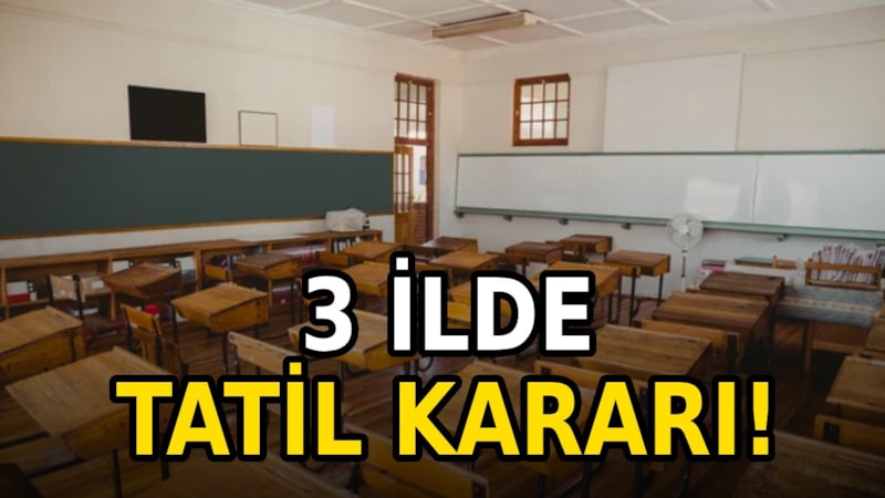 O illerde eğitime ara verildi: Kimse okula gitmeyecek