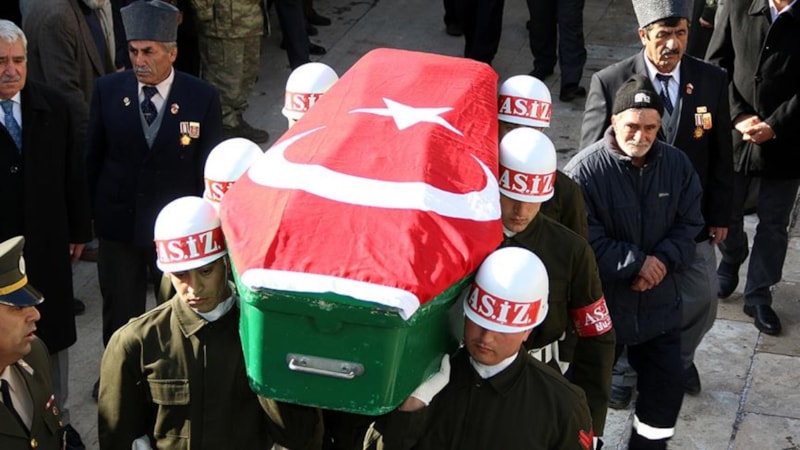 Mersin'de Kıbrıs gazisi Güçlü için cenaze töreni düzenlendi