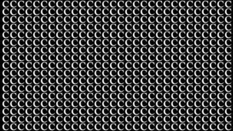 Eğer Yüksek IQ'nuz Varsa, C'lerin Arasında Gizlenmiş 'G'yi Bulun!