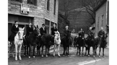 Edebiyat tarihinden tozlu bir sayfa: ABD'de at sırtında kitap taşıyan atlı kütüphaneciler