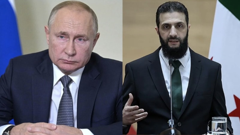 Vladimir Putin'den ilk temas: Ahmed Şara ile telefonda görüştü