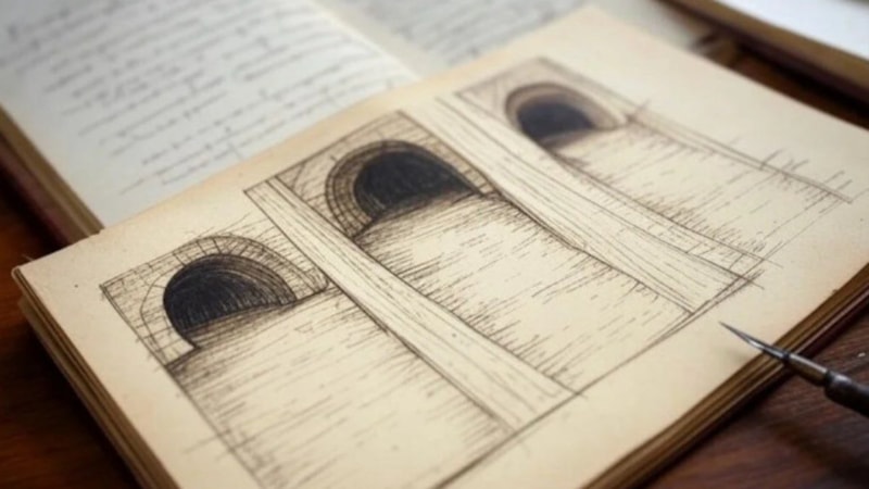 Leornardo da Vinci'nin çizdiği tüneller 500 yıl sonra bulundu