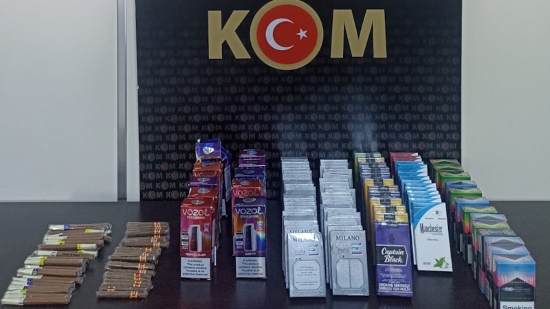 Aydın'da operasyon: Kaçak sigara ve içki ele geçirildi