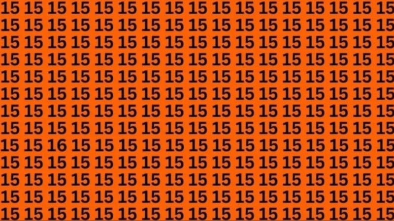 Keskin gözler iş başına! Farklı sayıyı 6 saniyede bulanların IQ'su 130 üzeri çıkıyor!